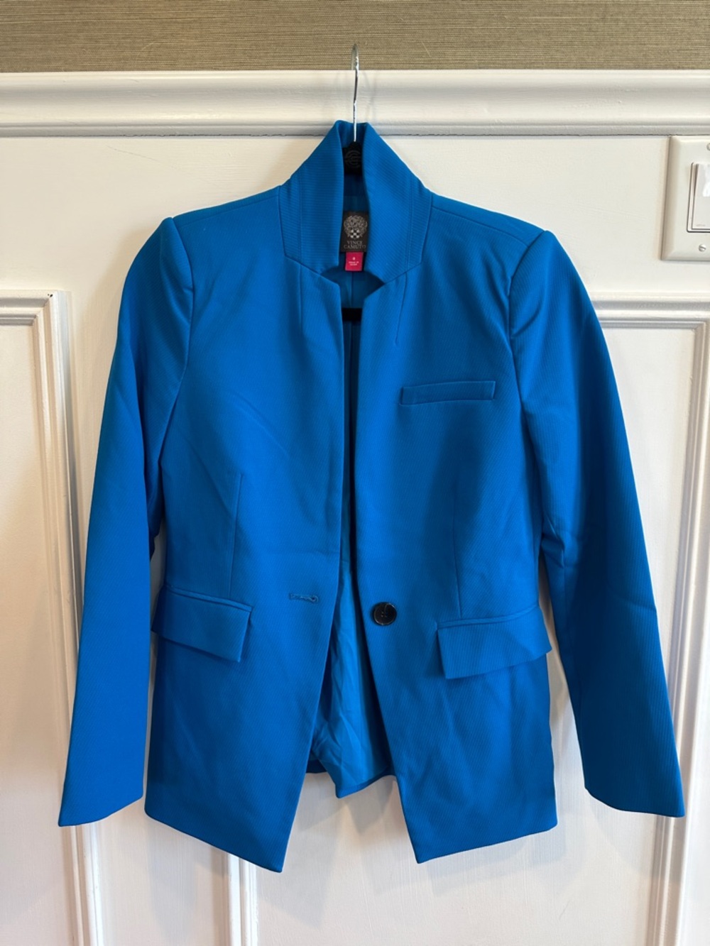 Vince Camuto Electric Blue Single-Button Blazer